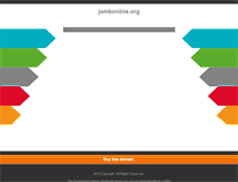 Tablet Screenshot of jambonline.org